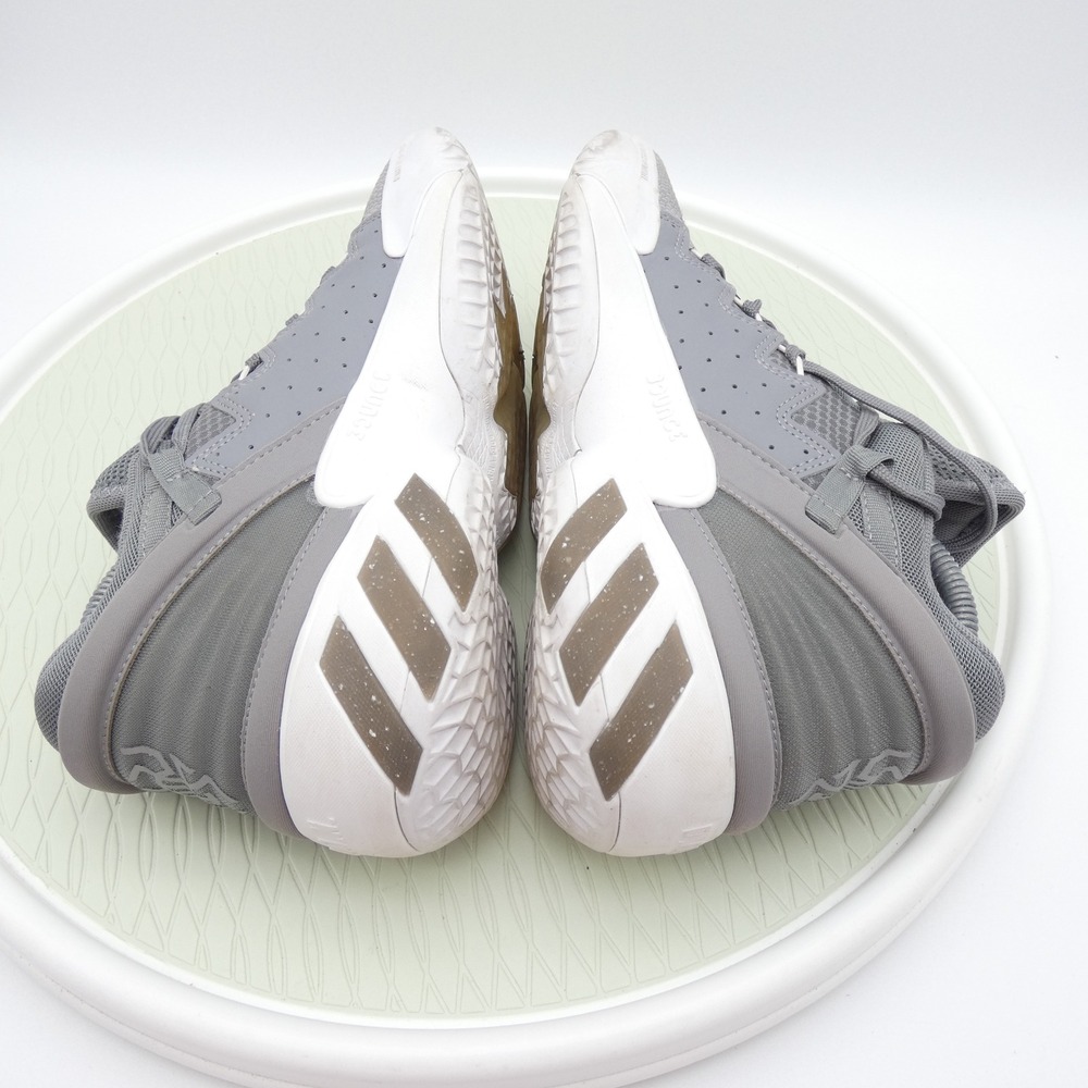 Adidas DON Issue 2 Grey White Basketball Shoes Mens 7.5 FW8515 Donovan Mitchell - Picture 6 of 10